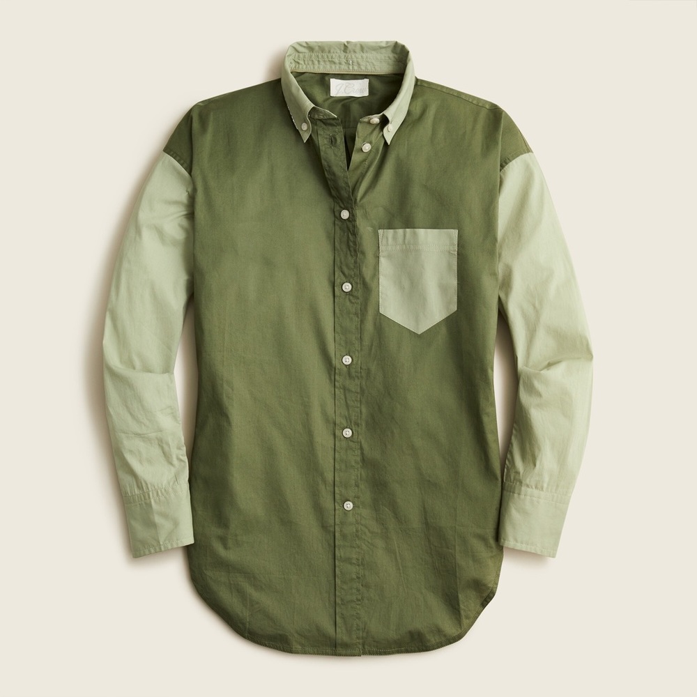 J. Crew - colorblock shirt NWOT